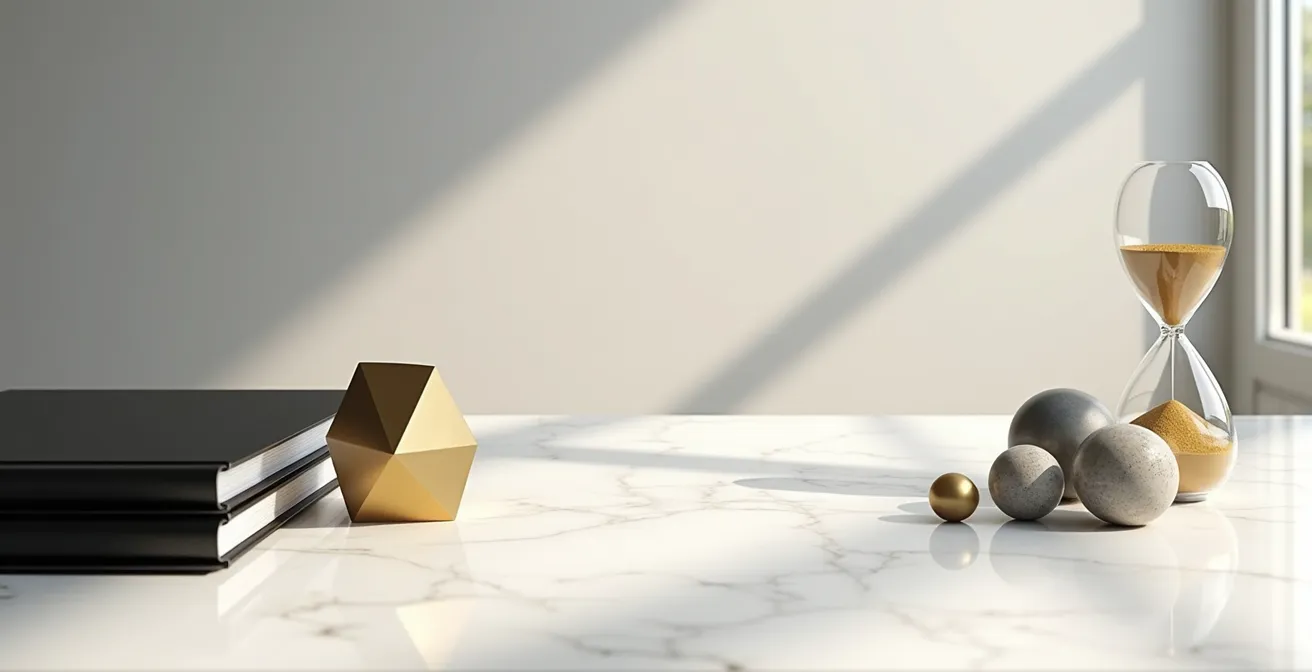 Visualisierung einer ausbalancierten Portfolio-Strategie gegen Inflation