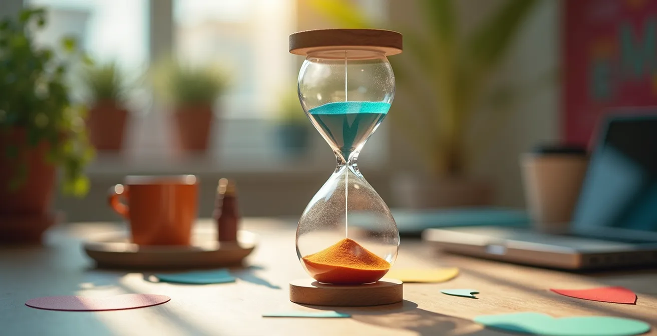 Visualisierung der Energy-Blocking-Methode mit Zeitblöcken und Energiekurven