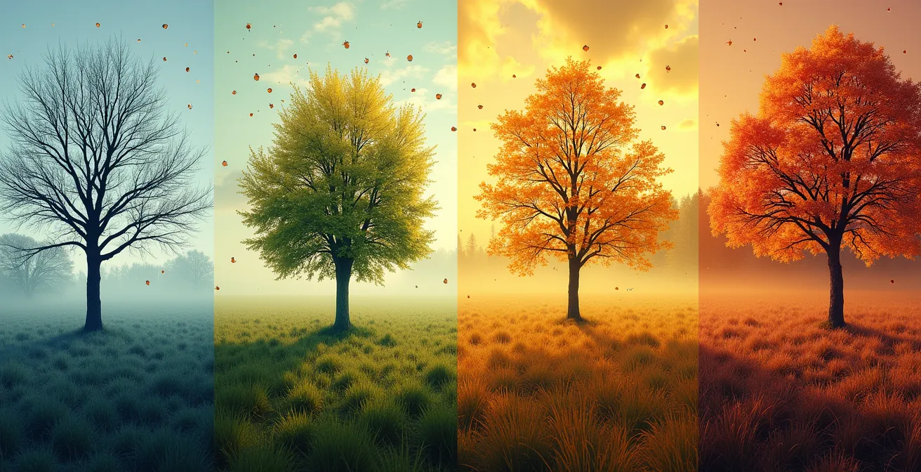 Zeitstrahl mit vier Quartalen zeigt den schrittweisen Aufbau eines regionalen Versorgungsnetzwerks