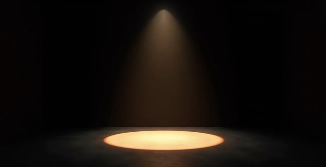 Abstrakte Darstellung eines Theaterraums als geschützter Diskussionsort